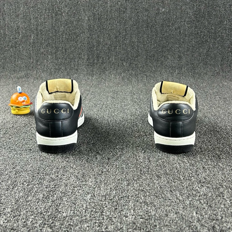 99新 Gucci古馳黑白髒髒鞋 尺碼35.5-8