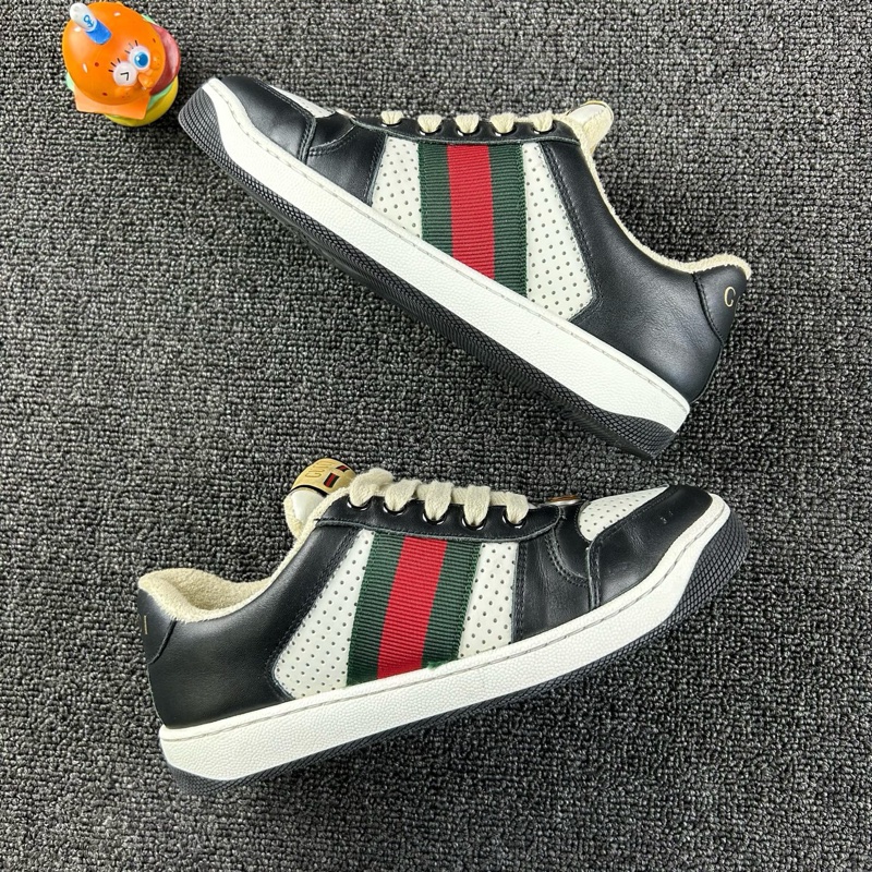 99新 Gucci古馳黑白髒髒鞋 尺碼35.5-10