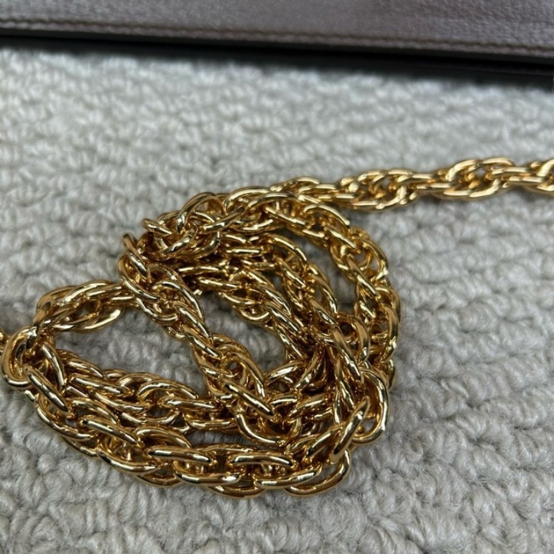 Gucci古馳Ophidia老花夾子鏈條包 經典老花配紅綠條紋 金色鏈條 可單肩可斜挎 容量大 實用性強 日常百搭-21