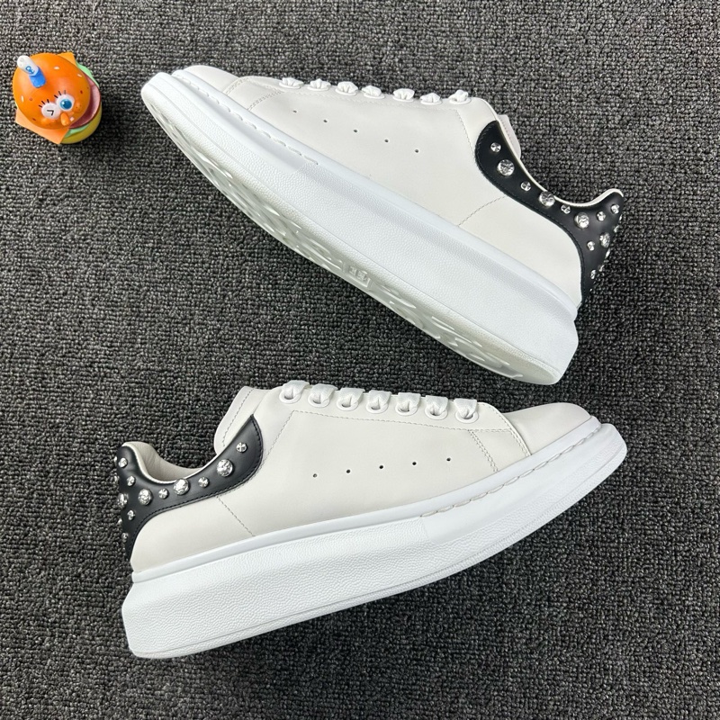 99新 Alexander McQueen麥昆鉚釘小白鞋 尺碼39-3