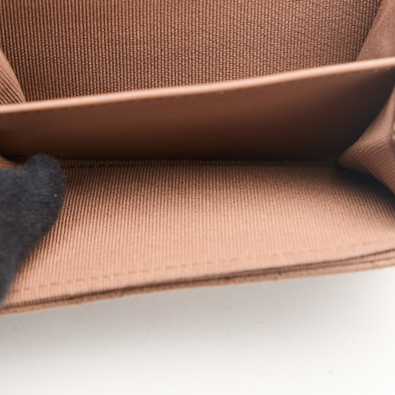 Chanel CF雙層卡包/焦糖奶茶色-16