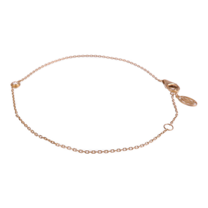 CARTIER 18K玫瑰金d'Amour Bracelet鑽石手鏈-1