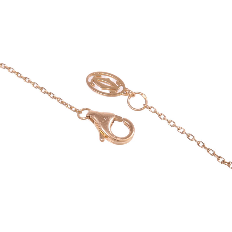 CARTIER 18K玫瑰金d'Amour Bracelet鑽石手鏈-5