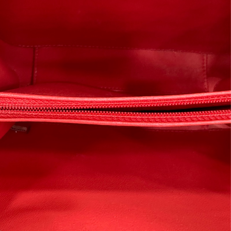 Chanel 香奈兒 Vanity 相機包中號，紅色金扣荔枝牛皮，28開 尺寸21*15.5*8.5-8