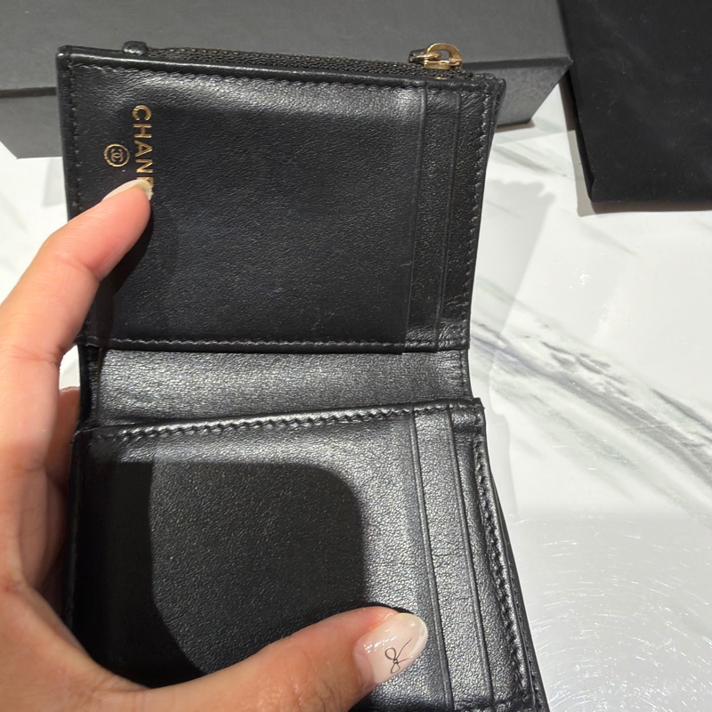 🥨Chanel 19三折短夾/實拍🥨-4
