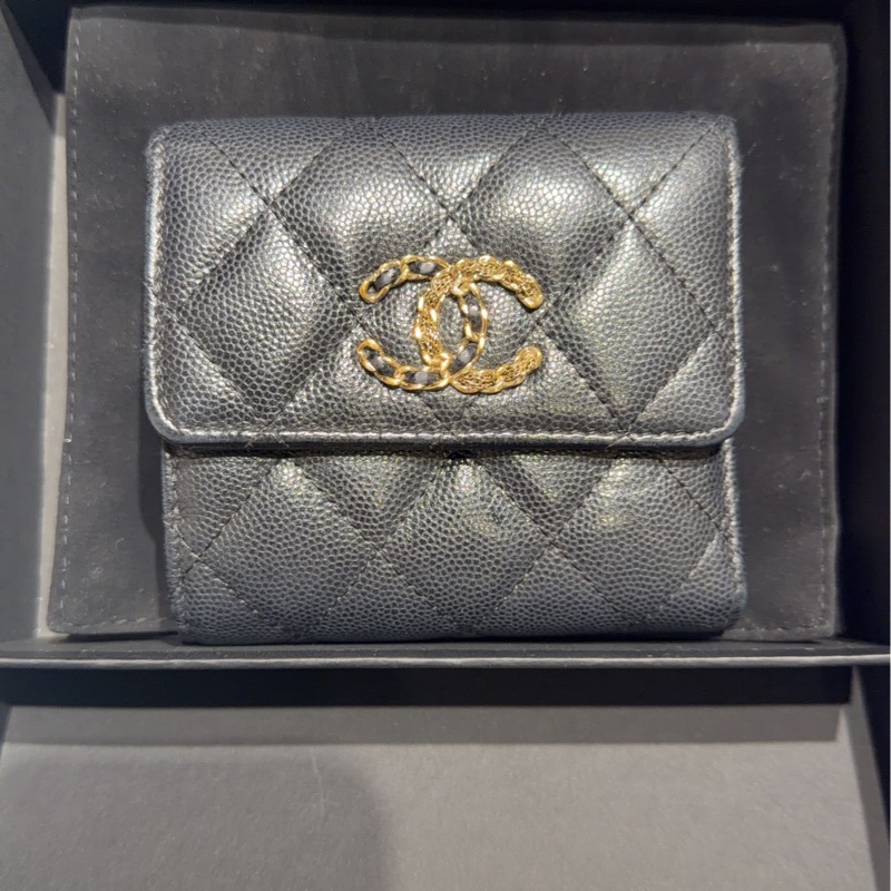 🥨Chanel 19三折短夾/實拍🥨-5