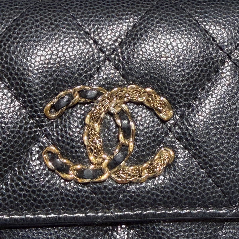 🥨Chanel 19三折短夾/實拍🥨-13