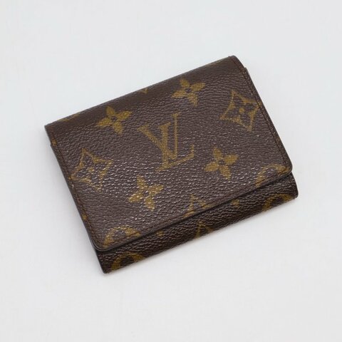LOUIS VUITTON 老花雙折卡片夾