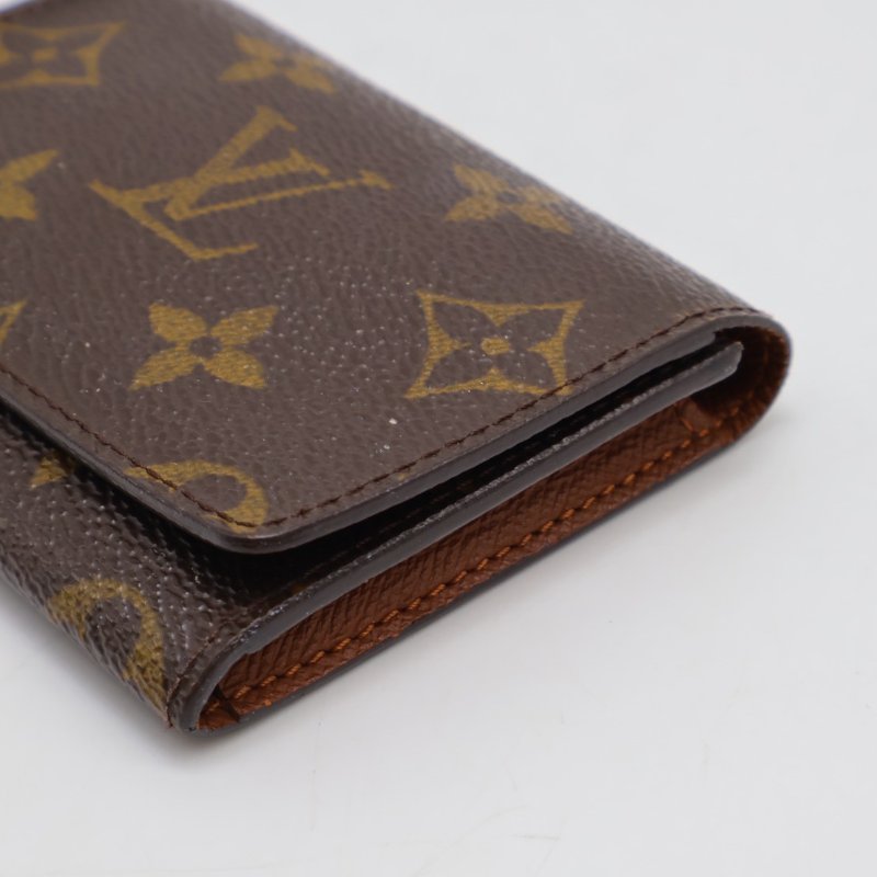 LOUIS VUITTON 老花雙折卡片夾-5