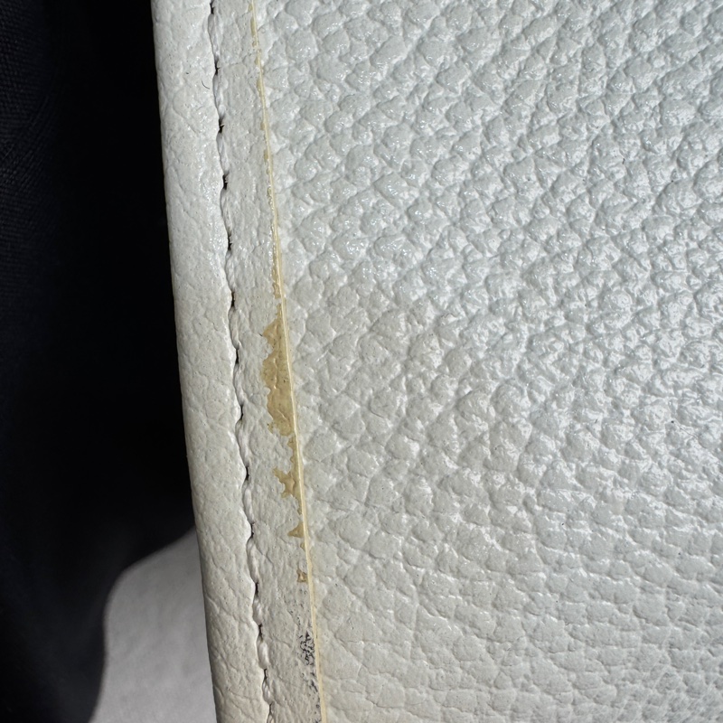 SAINT LAURENT 白色復古經典款肩背包-12