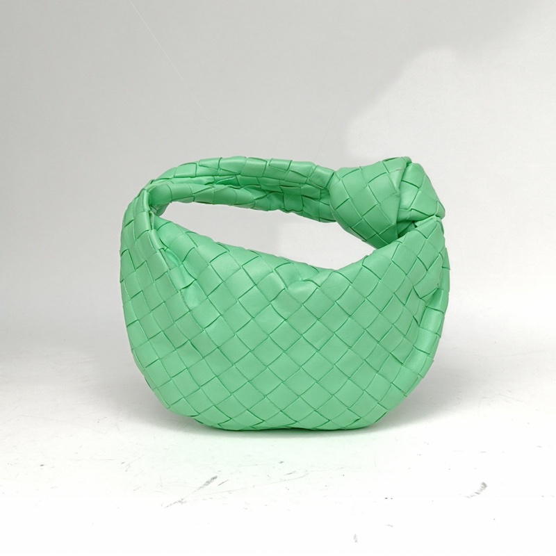 BOTTEGA VENETA Jodiemini綠色羊皮手提包-2
