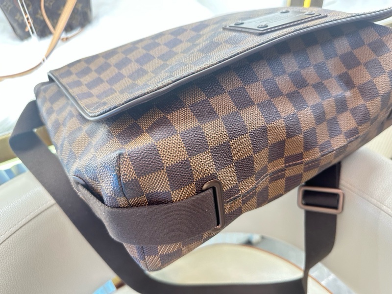 LouisVuitton路易威登/郵差包 棋盤格布魯克林 公文包/尺寸33*28*10/配件：無-4