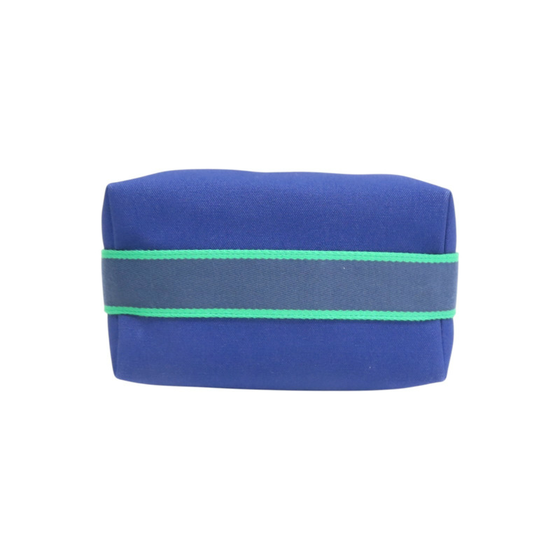 藍色帆布 Bride-a-Brac 化妝 手拿包 H104222M【HERMES 愛馬仕】 H104222M-3