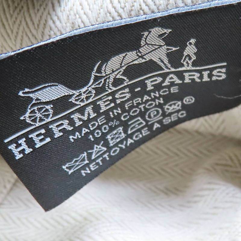 藍色帆布 Bride-a-Brac 化妝 手拿包 H104222M【HERMES 愛馬仕】 H104222M-9