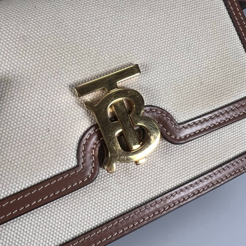 BURBERRY 帆布TB小方包-10