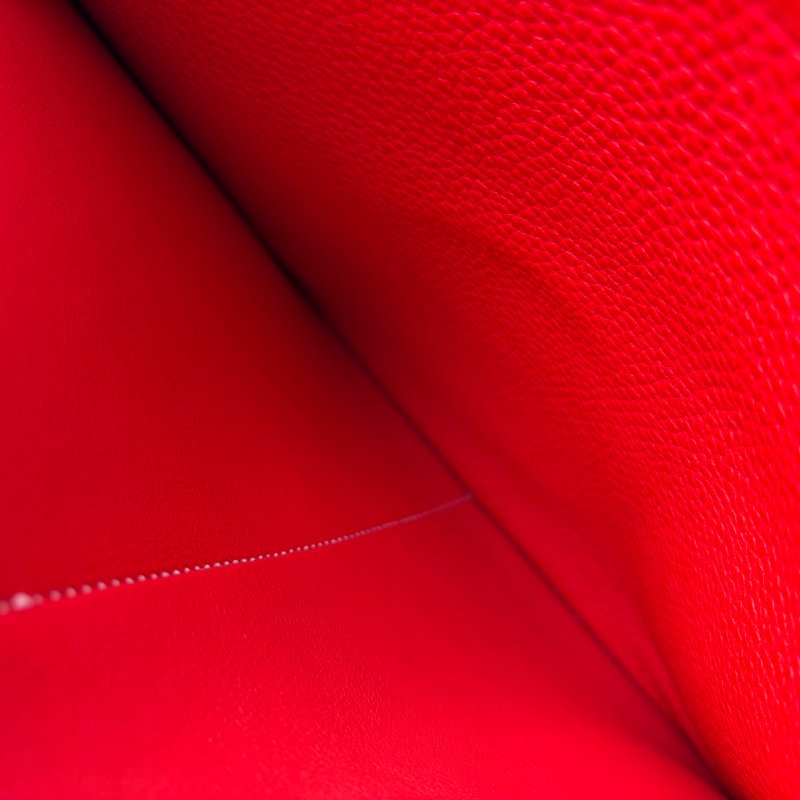 C刻:: HALZAN 31 ::HERMES 愛馬仕:: 紅色銀釦斜背包 肩背包 手提包-10