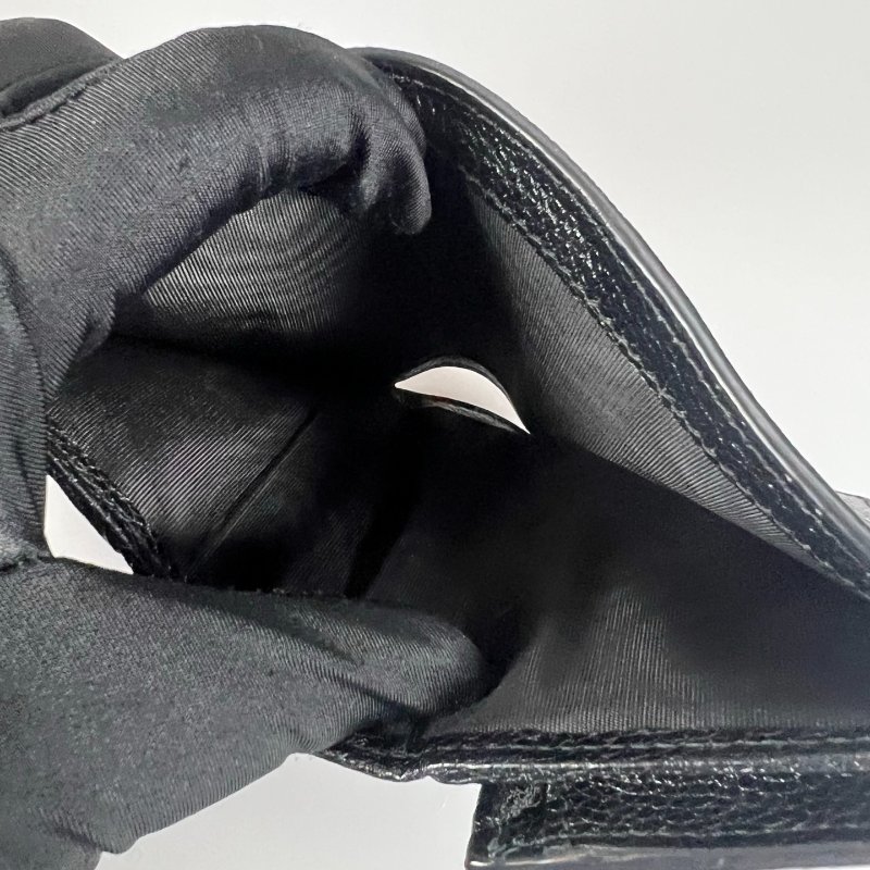 GUCCI 570660 黑ZUMI 金鍊小廢包-6