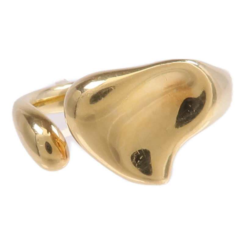 TIFFANY&CO 18K黃金Open Heart Ring戒指US#5-1