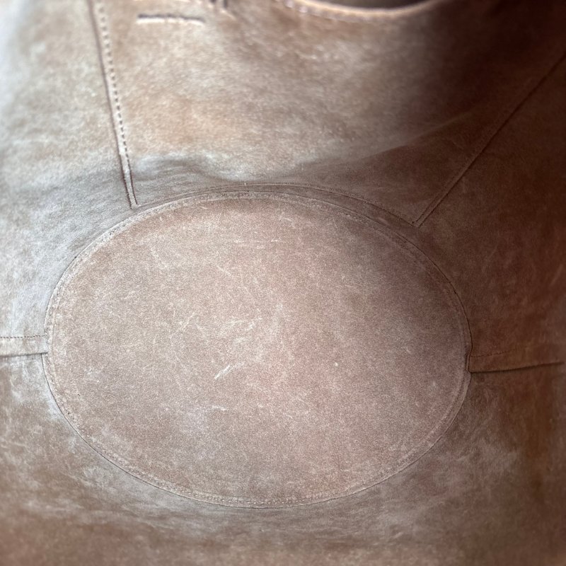 ::LOEWE:: Balloon 卡其色帆布拼接橄欖綠牛皮水桶包 氣球包  Canvas & Leather Bucket Bag-11