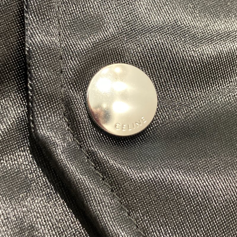 CELINE 思琳 BOMBER CELINE 尼龍飛行夾克 黑色 SIZE 52-4