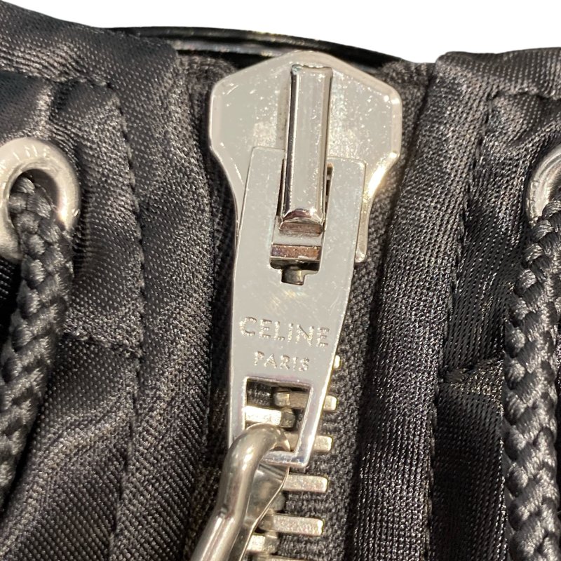 CELINE 思琳 BOMBER CELINE 尼龍飛行夾克 黑色 SIZE 52-7