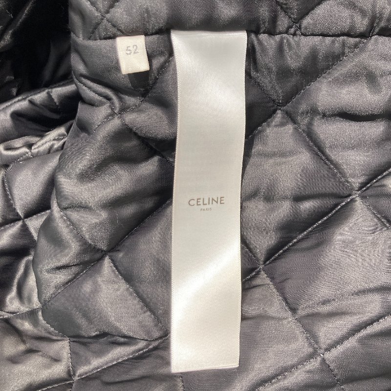 CELINE 思琳 BOMBER CELINE 尼龍飛行夾克 黑色 SIZE 52-10