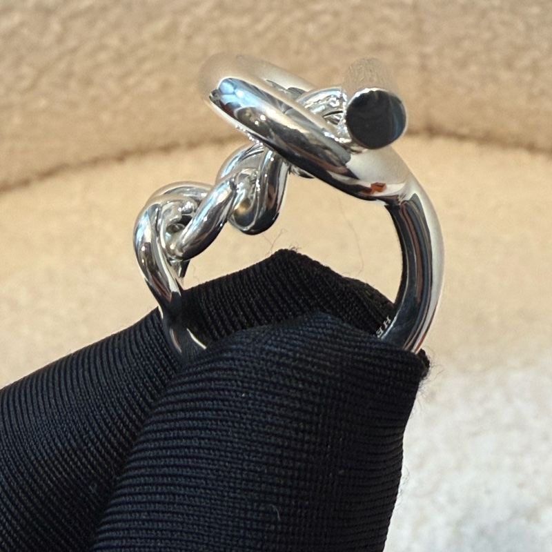 Hermes 925 silver ring-3