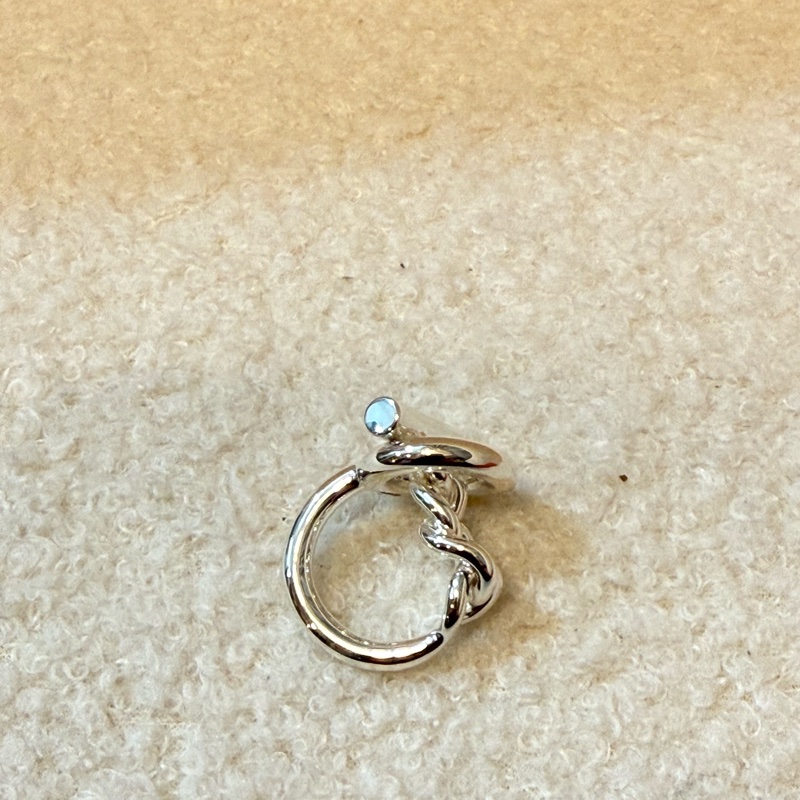 Hermes 925 silver ring-4