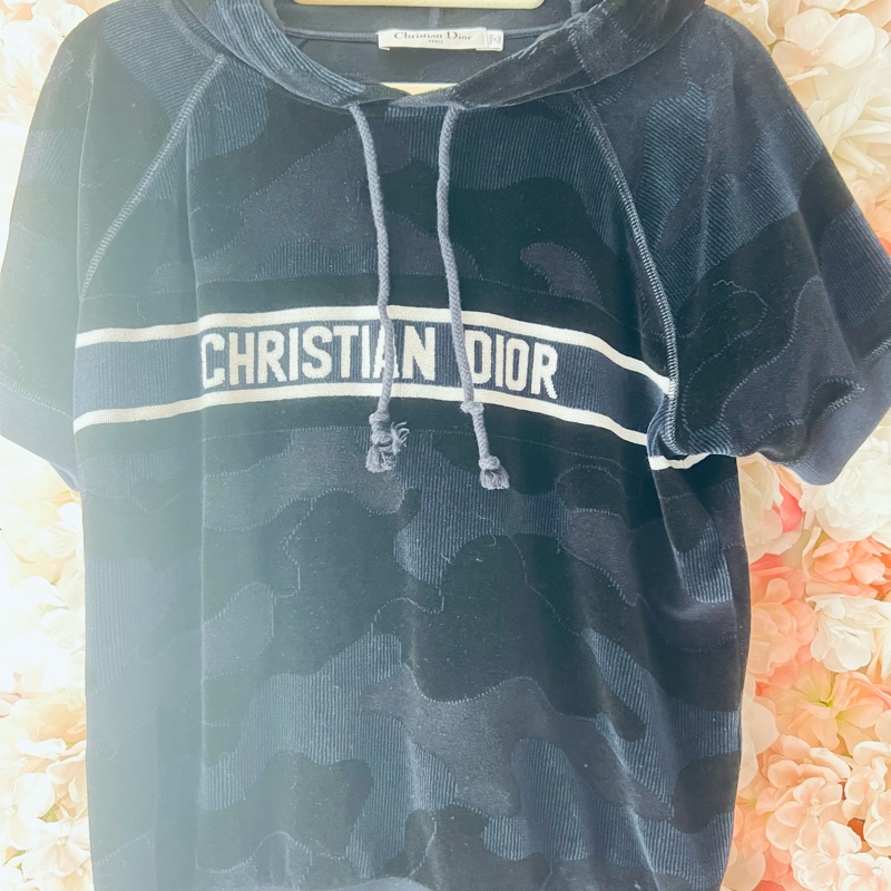 Dior絲絨短袖s碼-0