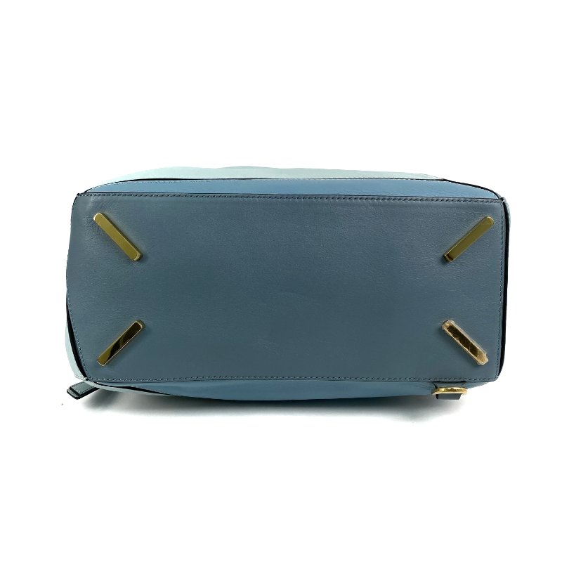 △ Loewe 羅意威 Blue Calfskin Puzzle 2 Way Bag #M 藍色小牛皮兩用袋 - 267005287-5