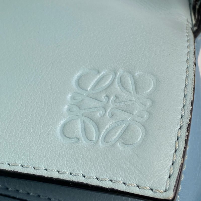 △ Loewe 羅意威 Blue Calfskin Puzzle 2 Way Bag #M 藍色小牛皮兩用袋 - 267005287-12