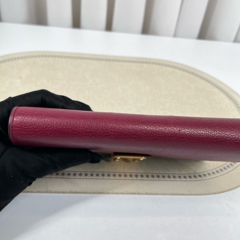 LV路易威登 有刻字 15年票 老花拼紅色傳奇長款郵差錢包 內裡卡位多 有隔層 可放現金-7