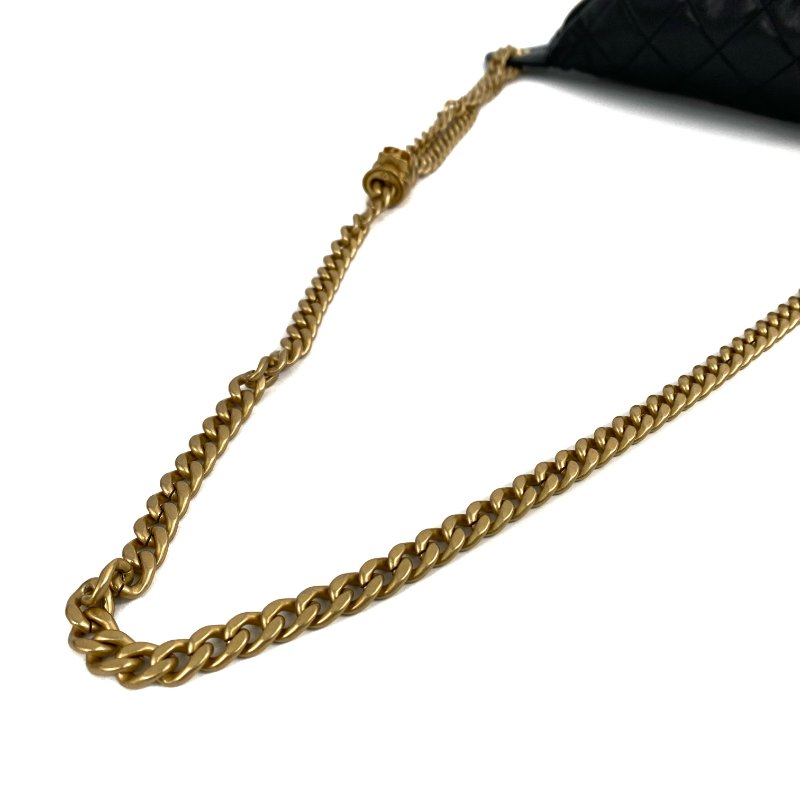 △ Chanel 香奈兒 Black Lambskin Gold Tone Metal Waist Bag AP4240 黑色小羊皮金色金屬腰包 - 267004948-7