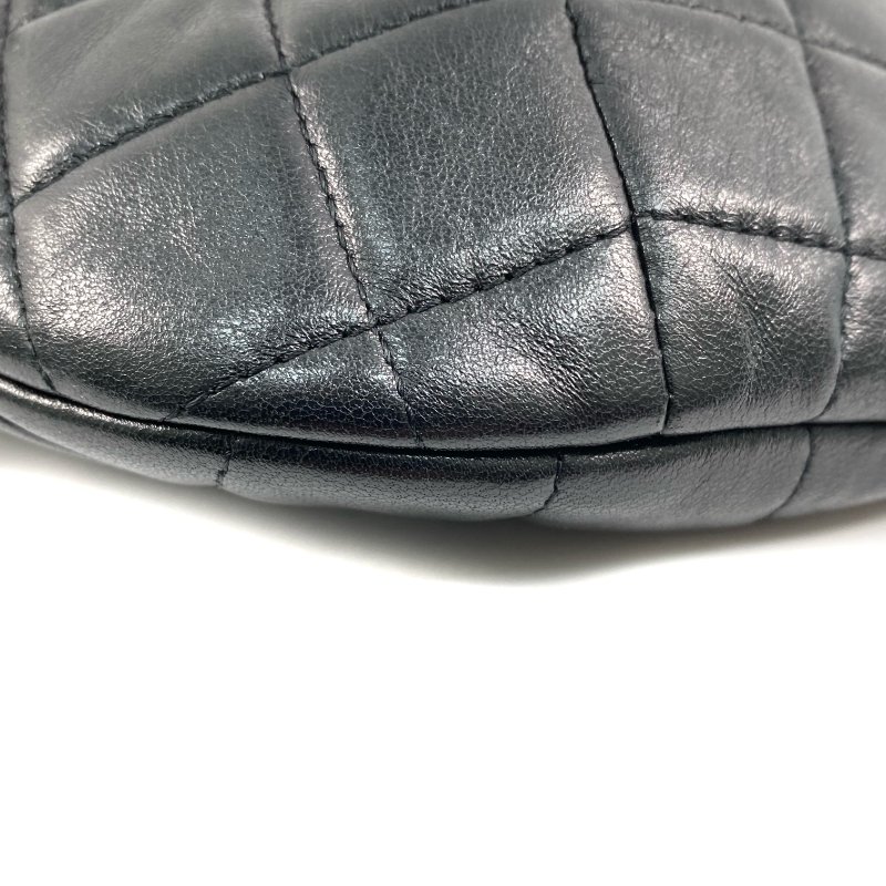 △ Chanel 香奈兒 Black Lambskin Gold Tone Metal Waist Bag AP4240 黑色小羊皮金色金屬腰包 - 267004948-9