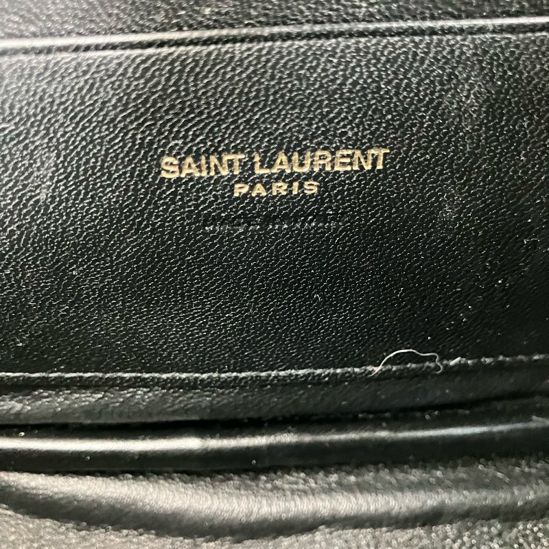 △ Saint Laurent 聖羅蘭 Beige Calfskin Lou Mini Chain Crossbody Bag 淺褐色小牛皮鎖鏈斜背袋 - 267004180-23