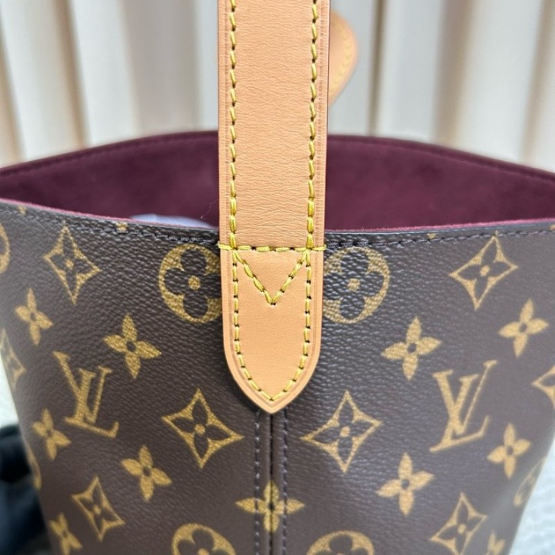 nzx LV路易威登All In BB經典老花水桶包 有子袋 熱門款 兩根肩帶 短肩帶可手提 長肩帶可單肩可斜挎 非常方便 容量實用 日常百搭-18