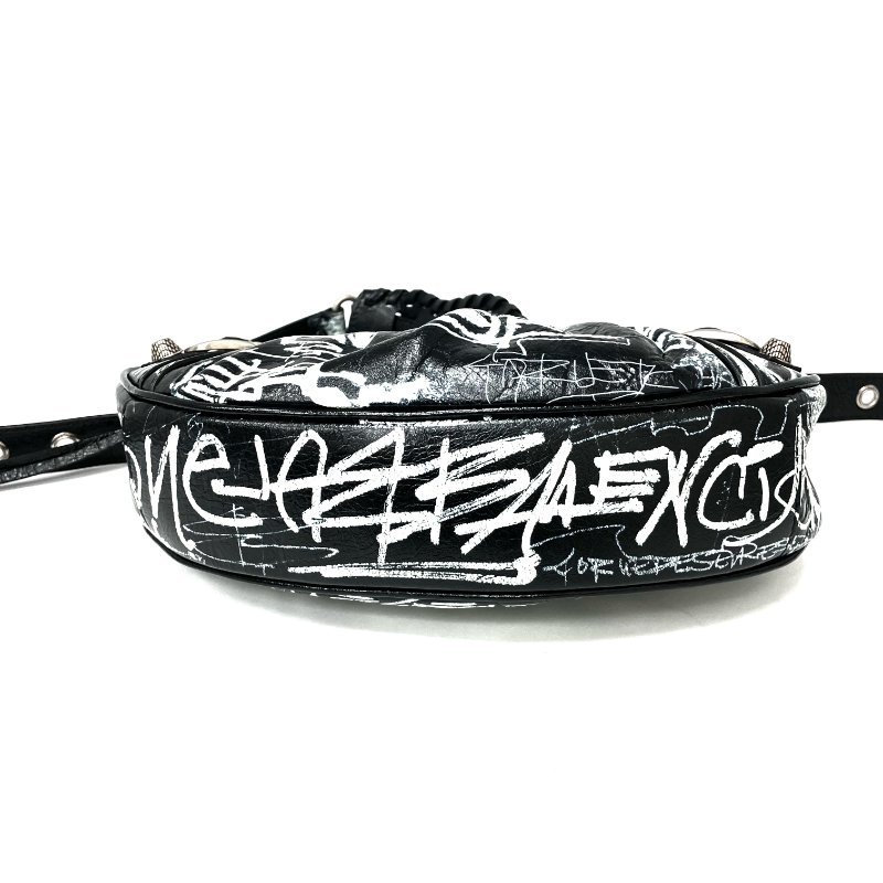 △ Balenciaga 巴黎世家 Black Goatskin Le Cagole XS Shoulder Bag 671309 黑色山羊皮肩背袋 - 267005135-5