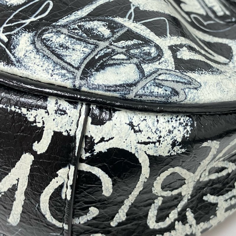 △ Balenciaga 巴黎世家 Black Goatskin Le Cagole XS Shoulder Bag 671309 黑色山羊皮肩背袋 - 267005135-9