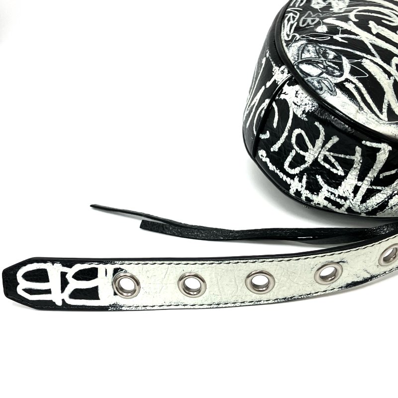 △ Balenciaga 巴黎世家 Black Goatskin Le Cagole XS Shoulder Bag 671309 黑色山羊皮肩背袋 - 267005135-12