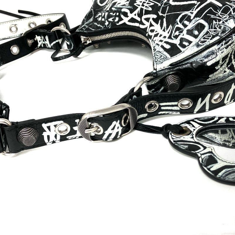 △ Balenciaga 巴黎世家 Black Goatskin Le Cagole XS Shoulder Bag 671309 黑色山羊皮肩背袋 - 267005135-13