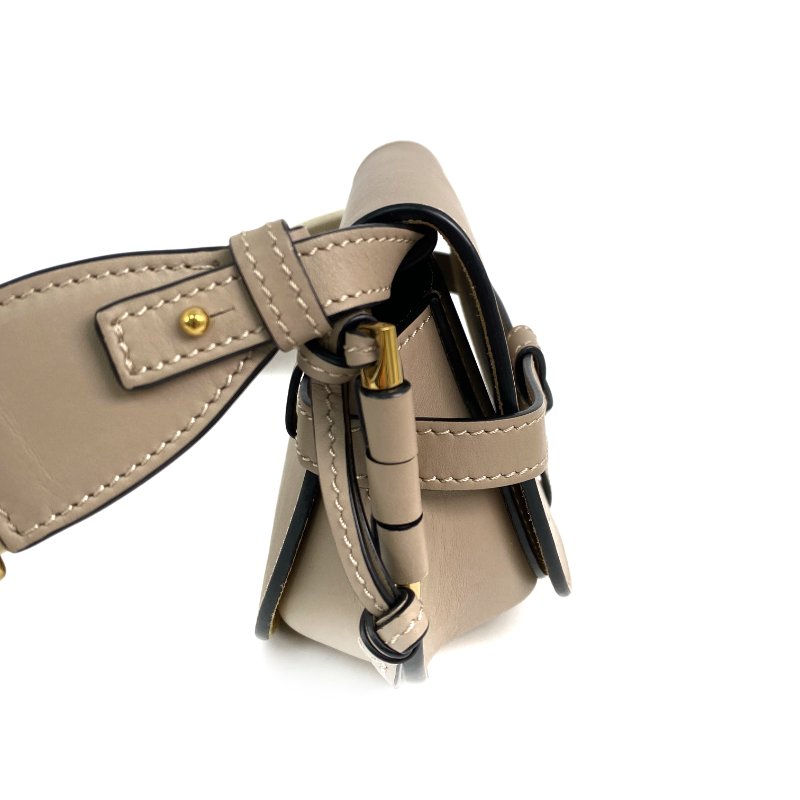 △ Loewe 羅意威 Beige Calfskin Mini Gate Dual Shoulder Bag 淺褐色小牛皮肩背袋 - 267004542-4