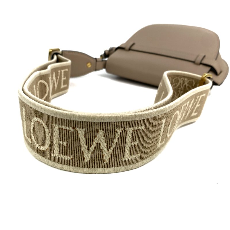 △ Loewe 羅意威 Beige Calfskin Mini Gate Dual Shoulder Bag 淺褐色小牛皮肩背袋 - 267004542-7