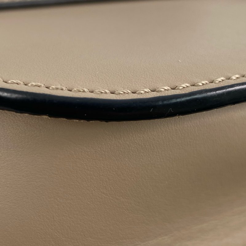 △ Loewe 羅意威 Beige Calfskin Mini Gate Dual Shoulder Bag 淺褐色小牛皮肩背袋 - 267004542-12