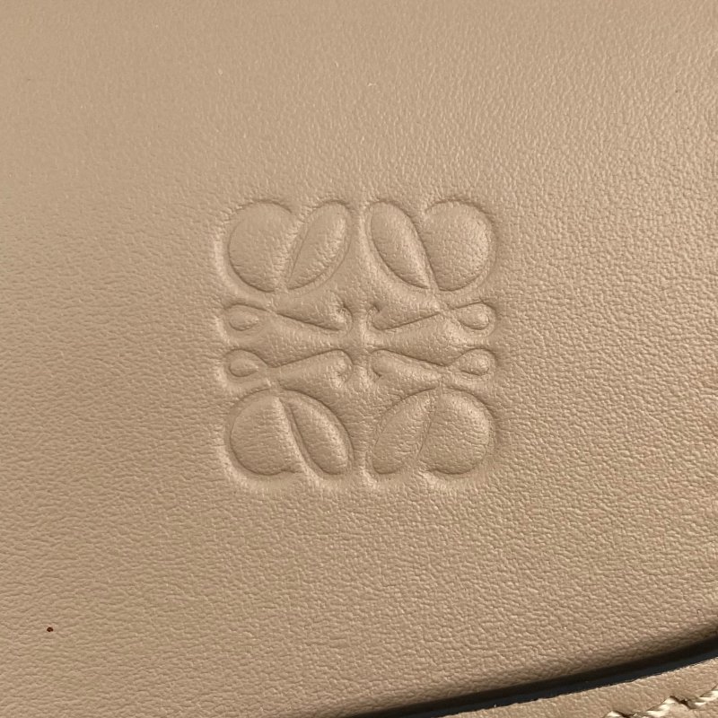 △ Loewe 羅意威 Beige Calfskin Mini Gate Dual Shoulder Bag 淺褐色小牛皮肩背袋 - 267004542-14