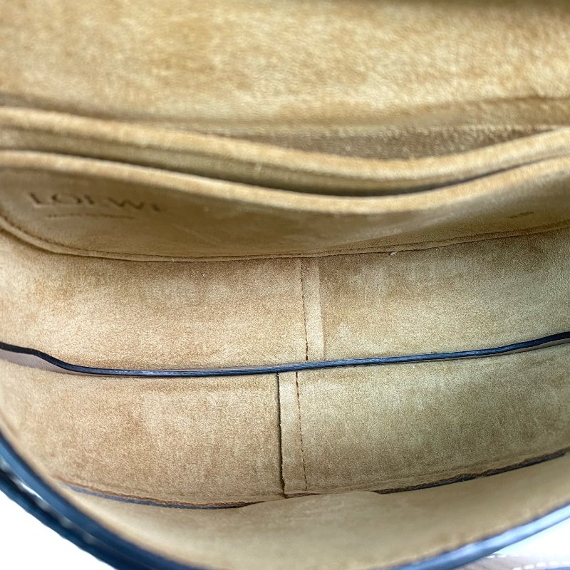 △ Loewe 羅意威 Beige Calfskin Mini Gate Dual Shoulder Bag 淺褐色小牛皮肩背袋 - 267004542-17