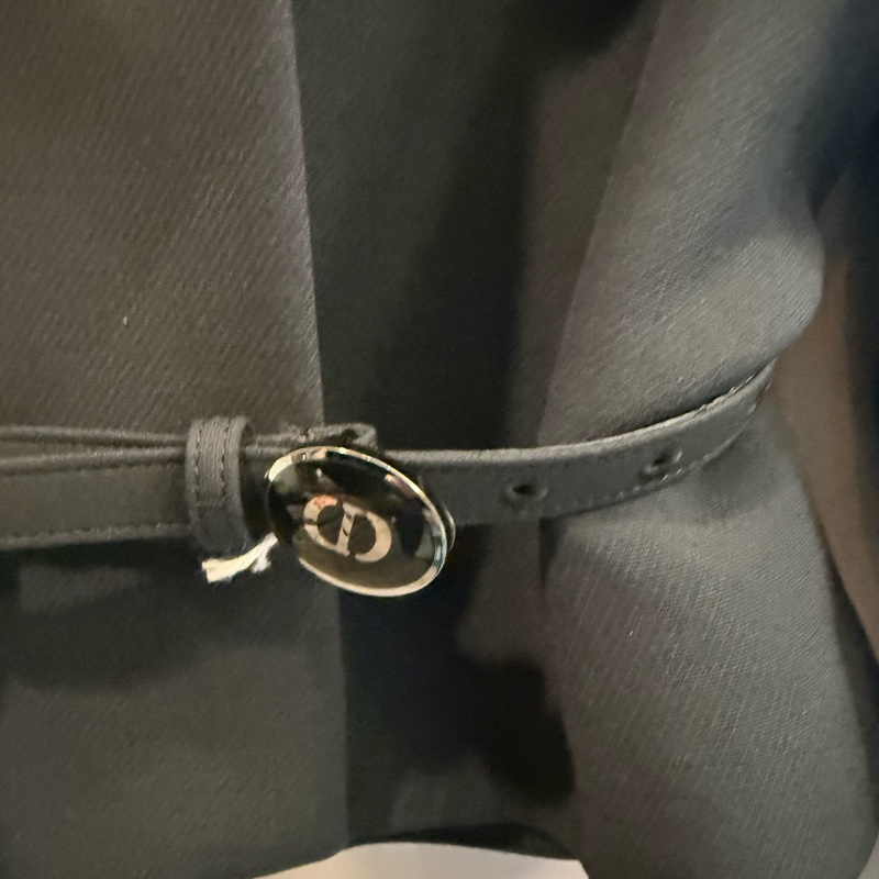 Dior Black jacket 附腰帶-3