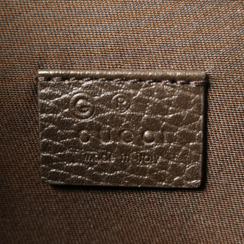 GUCCI 帆布Rucksack銀扣背包-5