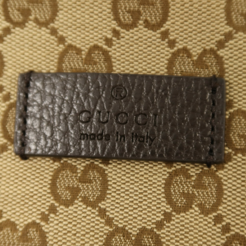 GUCCI 帆布Rucksack銀扣背包-6