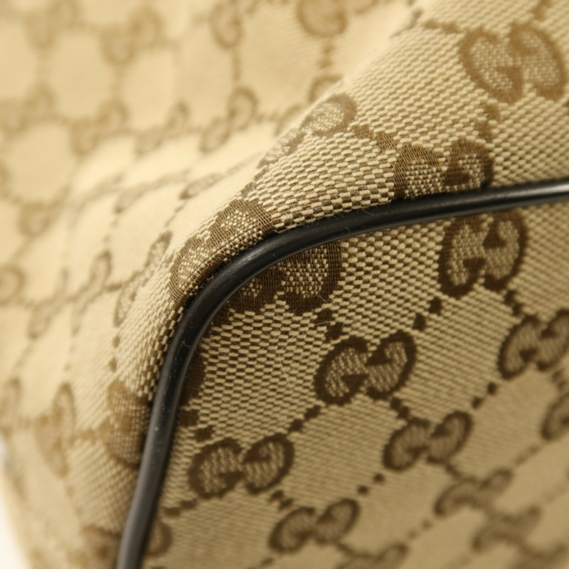 GUCCI 帆布Rucksack銀扣背包-11