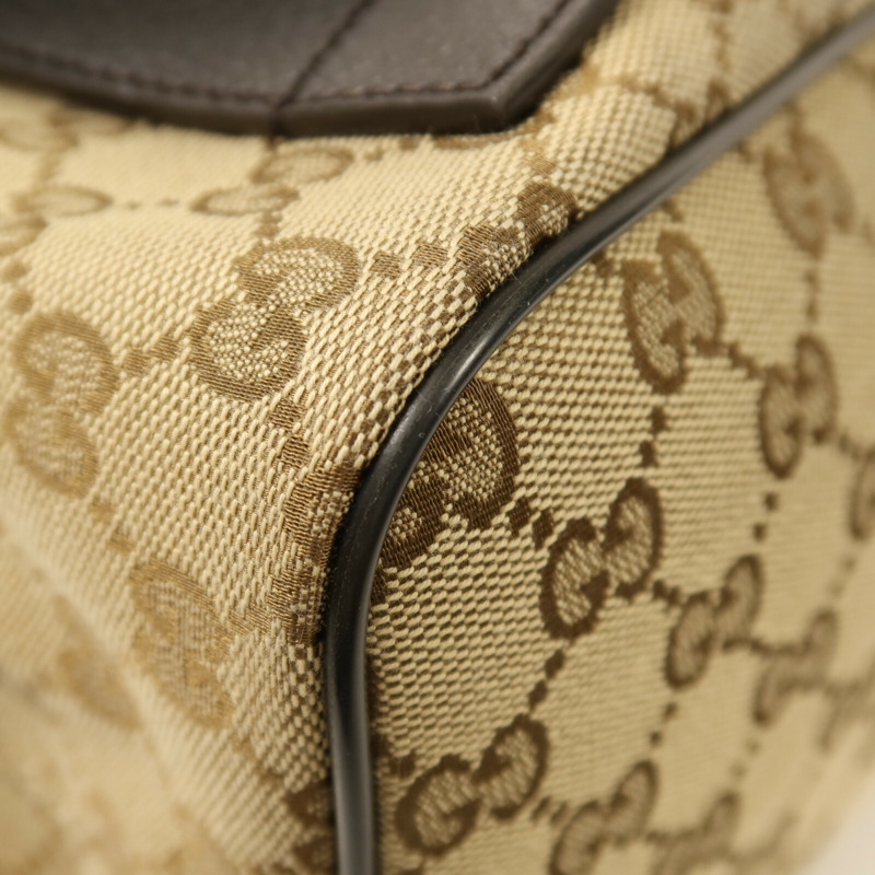 GUCCI 帆布Rucksack銀扣背包-13